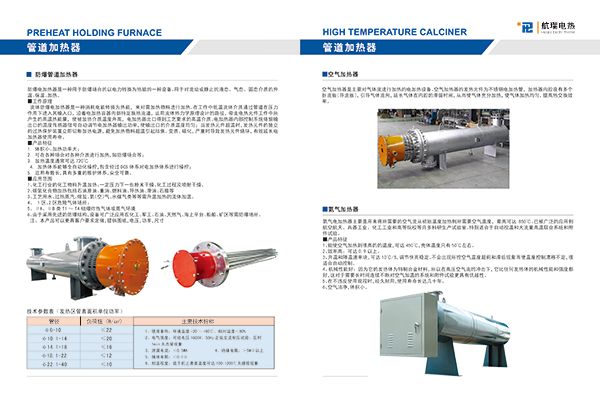 小型管道式电加热器